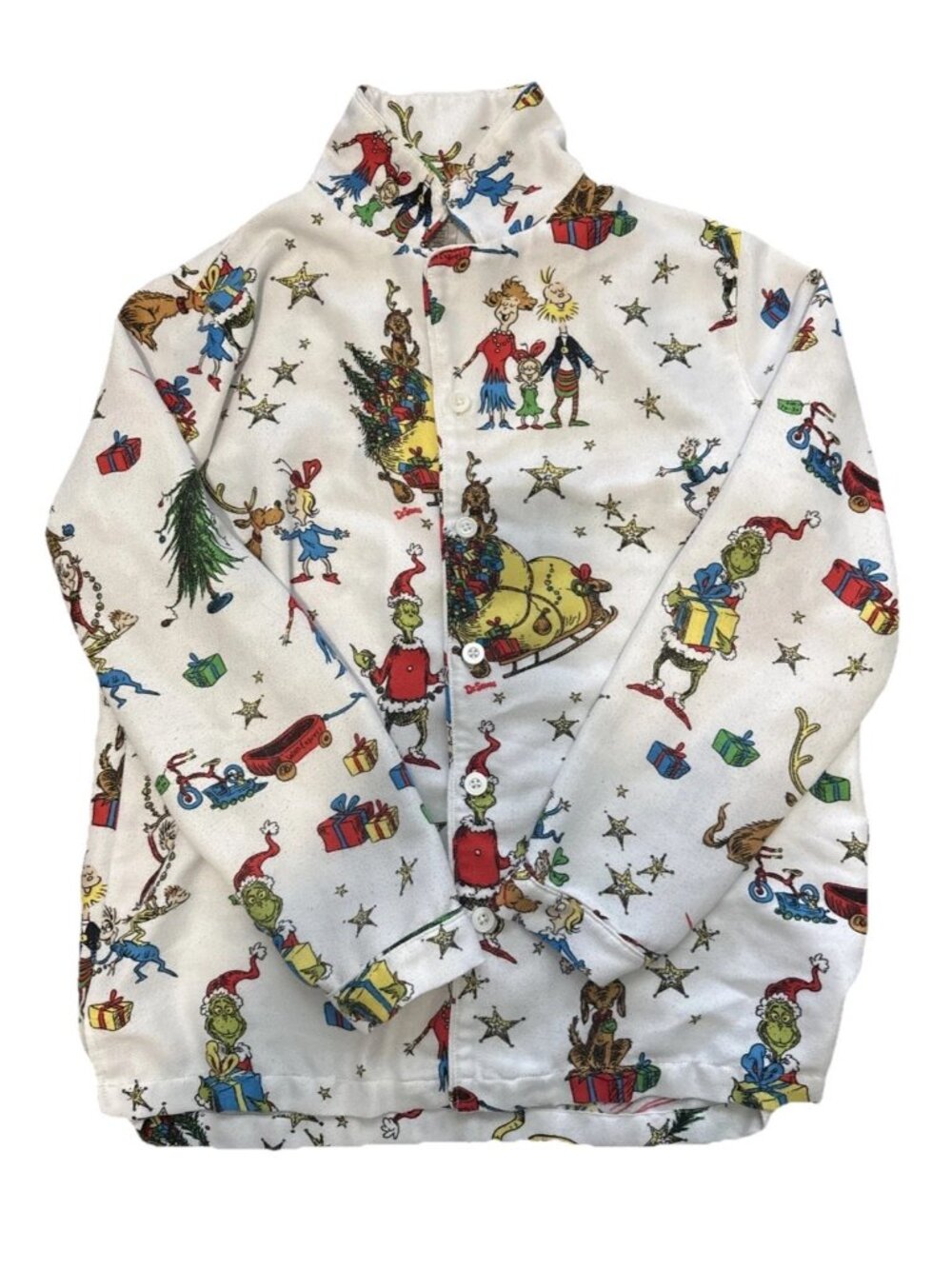 Pottery Barn Adult XS Grinch Pajamas - Picture 2 of 7